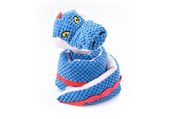 Игрушка для собак "Змейка" с карманом под лакомства синяя 96 см