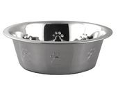 Миска из нержавеющей стали с лапками на стенках 4 л