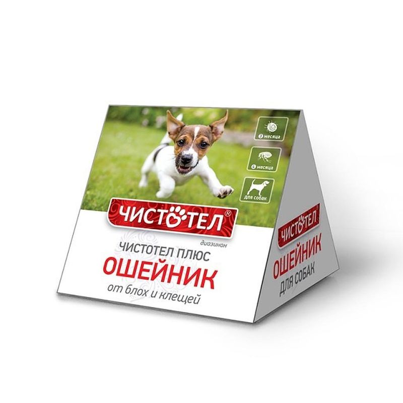 Ошейник от блох для собак "Домик" 65 см