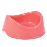 Миска пластиковая "Бисквит", коралловая 400 мл