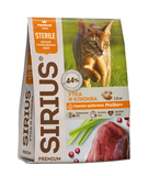 Сухой полнорационный корм для стерилизованных кошек с уткой и клюквой 1,5 кг