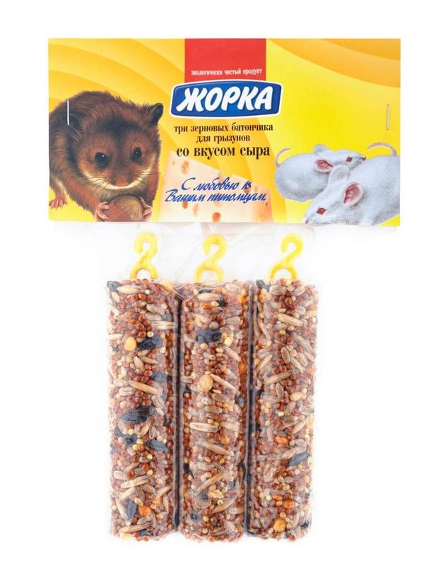 Медовые батончики для грызунов, 3 шт (150 гр) Сыр