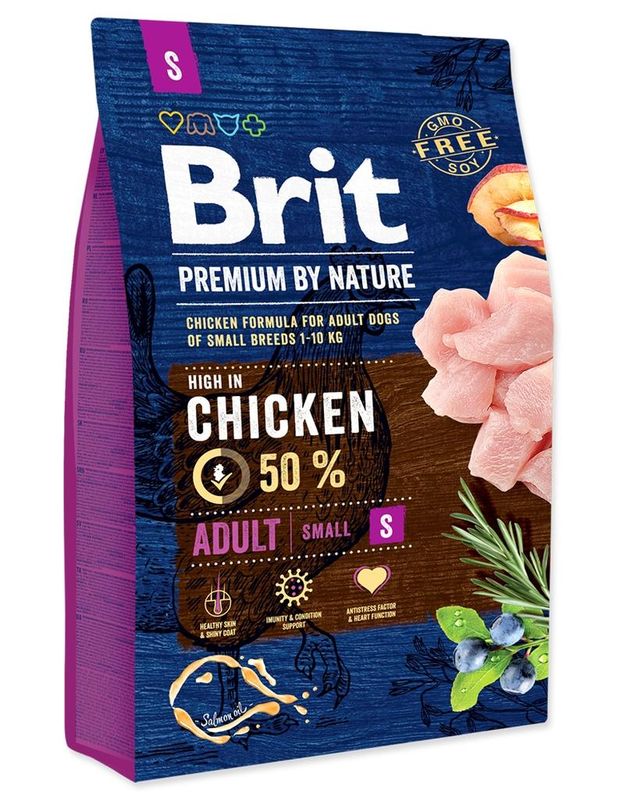 Brit Premium by Nature Dog Adult S 3 кг