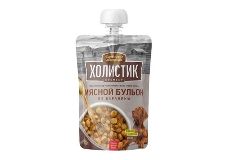 Холистик Премьер влажный корм для собак Мясной бульон 160 г. из баранины