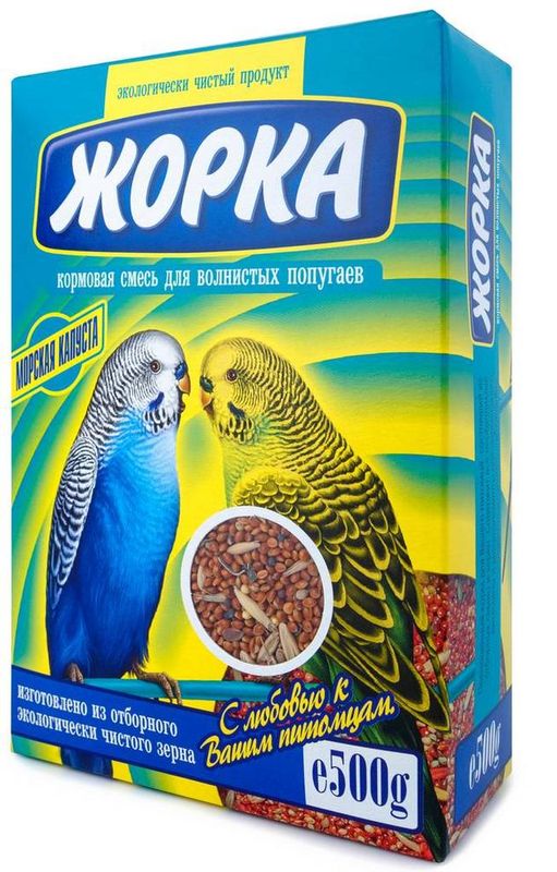 Корм для волнистых попугаев, 500 гр Минералы