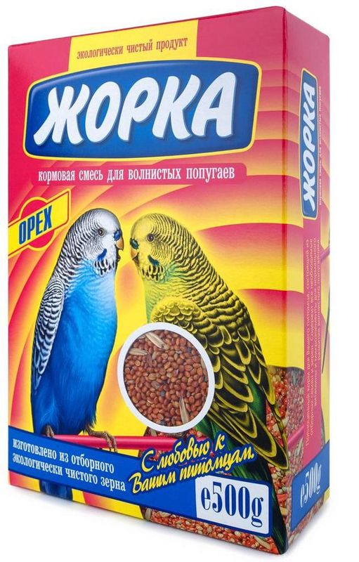 Корм для волнистых попугаев, 500 гр Минералы