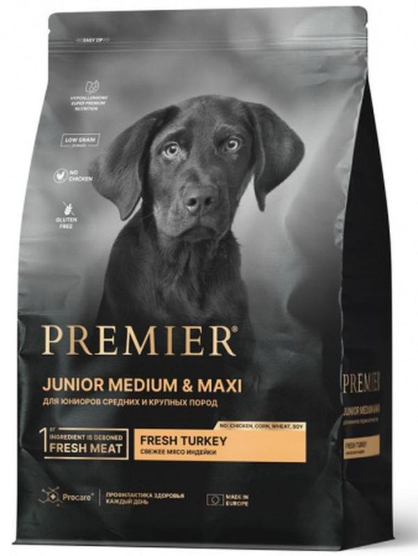 JUNIOR Medium&MaxiTurkey Junior 1 кг