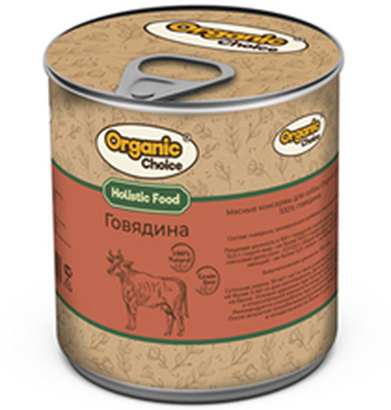 Консервы д/собак говядина 340 гр
