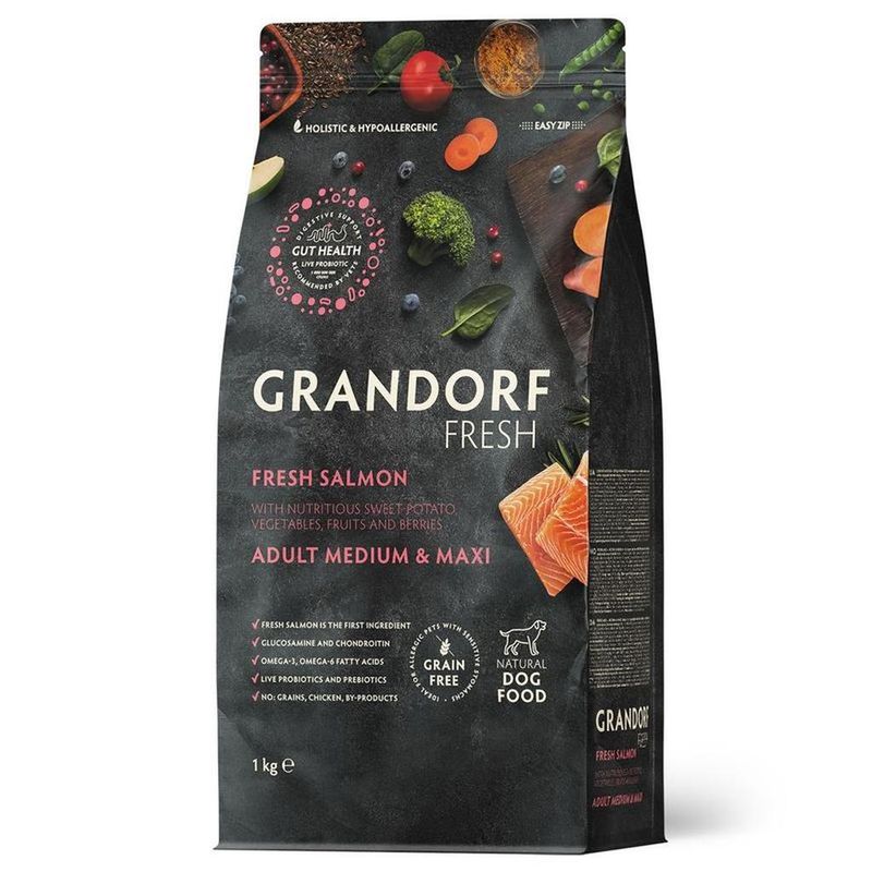 Med&Maxi Salmon&Sweet Potato 1 кг